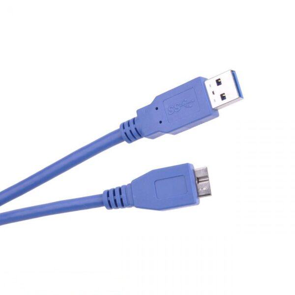 Καλώδιο USB 3.0 A/MicroB M/M 1.8m Μπλε