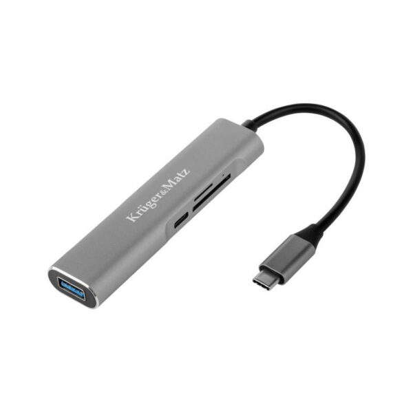 Αντάπτορας (HUB) USB τύπου C σε HDMI / USB3.0 / SD / MicroSD / C Kruger&Matz