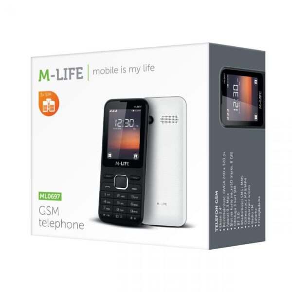 Κινητό τηλέφωνο GSM M-Life, μαύρο