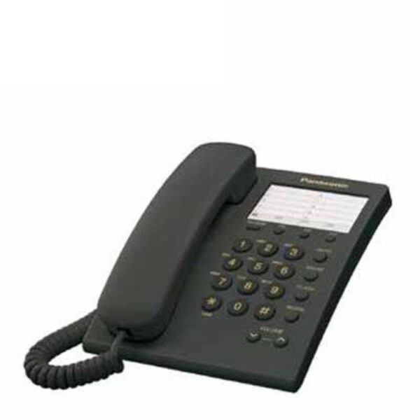 Ενσύρματο τηλέφωνο Panasonic KXTS550 Μαύρο