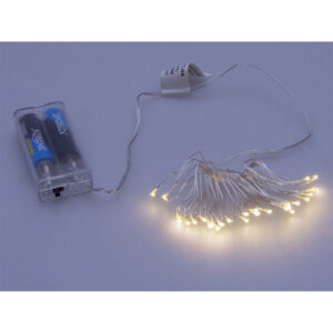 Χριστουγεννιάτικα LED 20x με Μπαταρίες - Θερμό Λευκό