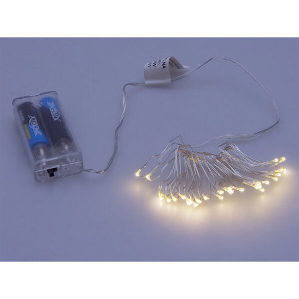 Χριστουγεννιάτικα LED 20x με Μπαταρίες - Θερμό Λευκό