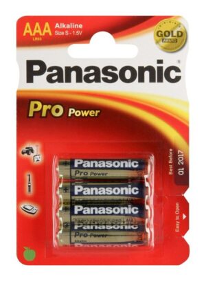 Panasonic μπαταρίες αλκαλικές Pro AAA 1,5V 4τμχ
