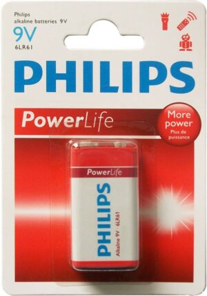 Philips αλκαλική 9V PowerLife