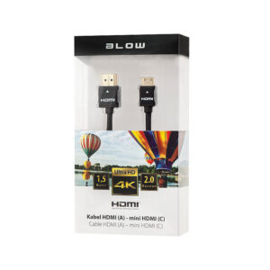 Καλώδιο HDMI - mini HDMI 2.0 4K 1.5m BLOW