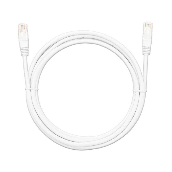Patch cord UTP Cat5 10m Λευκό