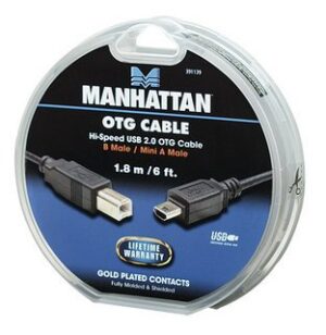 Manhattan καλώδιο USB OTG Mini-A σε B cake box 1.8m